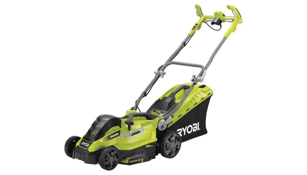 RYOBI RLM15E36H Corded Electric Lawn Mower Test & Review