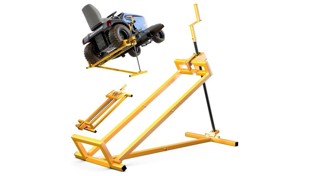 VOUNOT Tractor Mower Lifter XL Yellow Review & Test