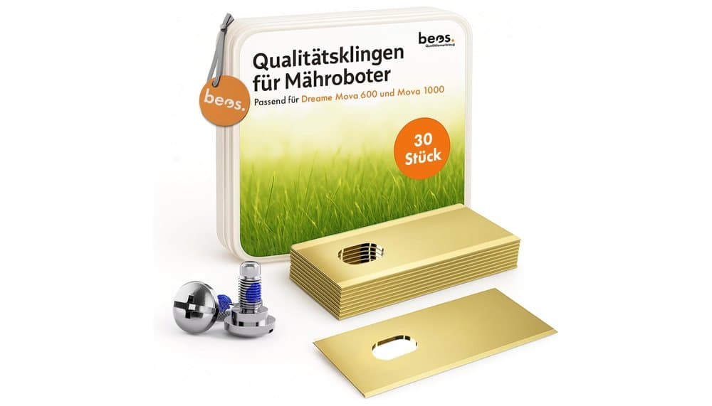 BEOS Messer-Parent Test: Skärblad för Robotklippare