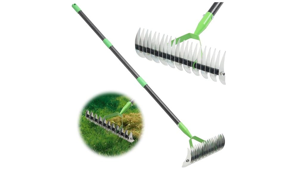 DAKEPOLE Adjustable Straw Rake: Heavy Duty Test