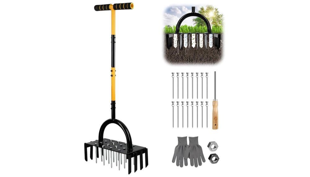 JABNOW Manual Lawn Aerator with 24 Teeth Review
