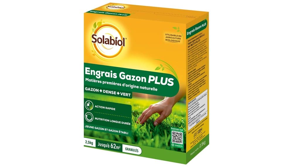 SOLABIOL Sogasplus25 : test du fertilisant gazon granulaire