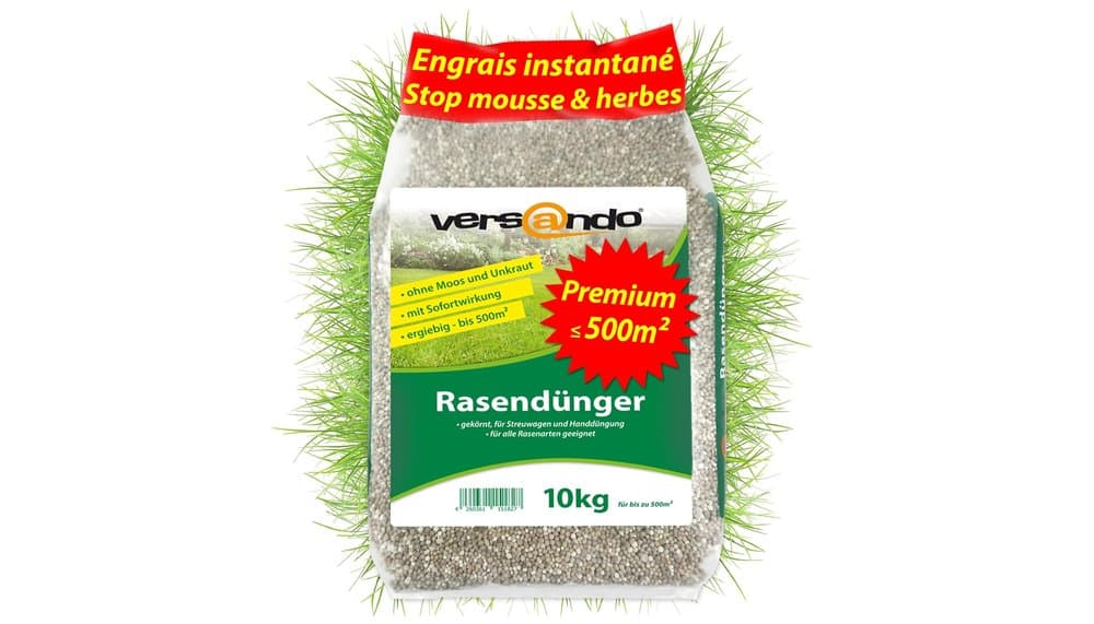 Versando 10 kg Vårgödsel till Gräsmatta – Test
