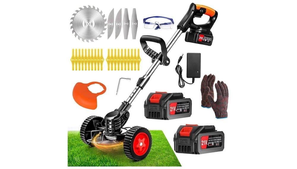 Xbzzggmg Cordless Electric Brushcutter Trimmer Test