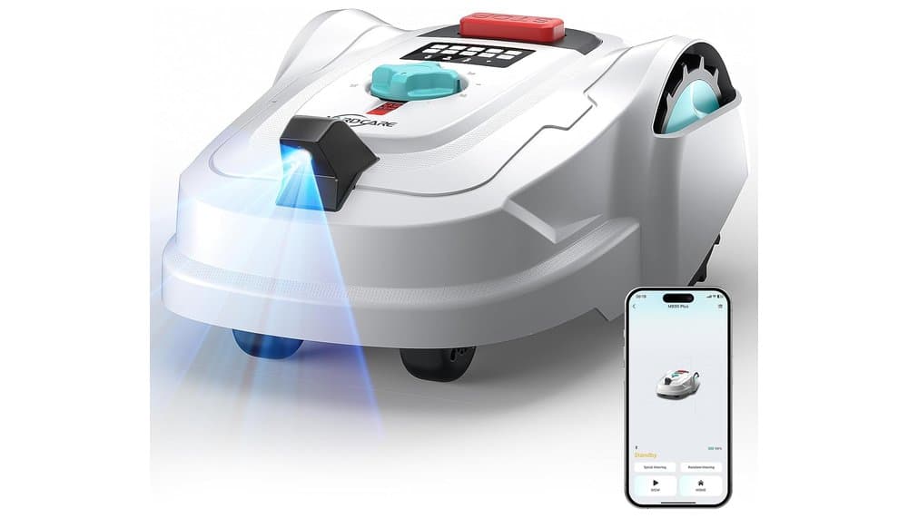 Test du robot tondeuse YARDCARE M800PLUS sans fil